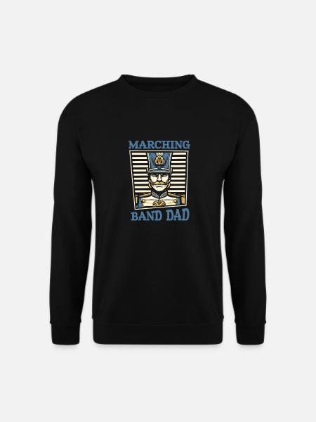 Fan train marching band dad - Unisex Sweatshirt - black