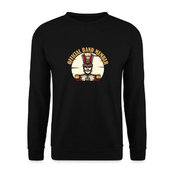 Fan train marching band - Unisex Sweatshirt - black - Front - Alina (178cm) & Michal (187cm)