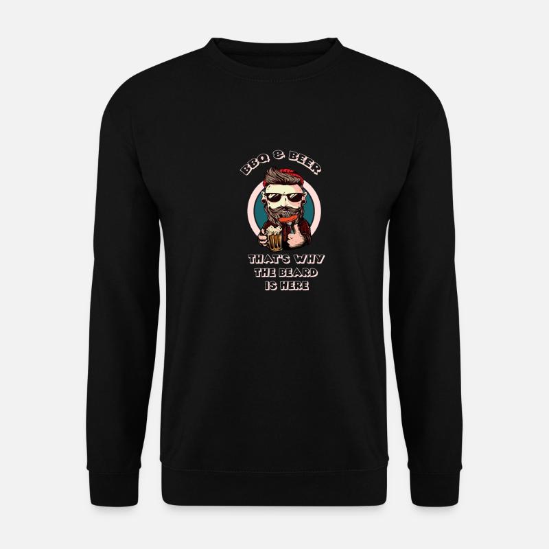 Beard full beard - Unisex Sweatshirt - black