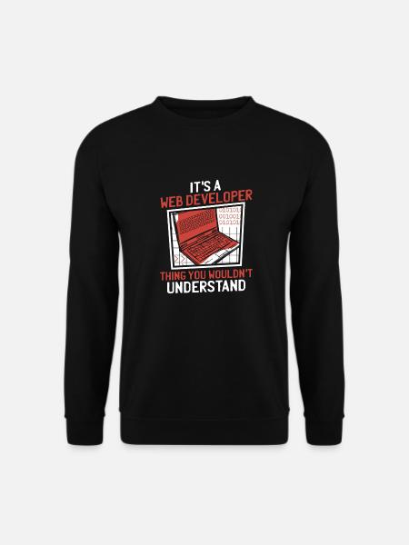 Web Developer Web Developer Funny - Unisex Sweatshirt - black