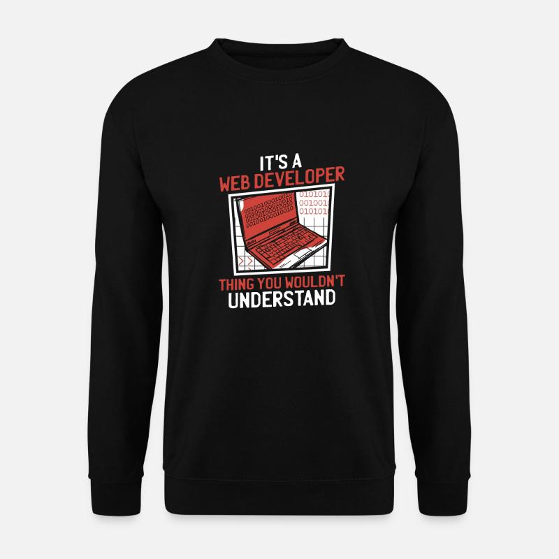 Web Developer Web Developer Funny - Unisex Sweatshirt - black