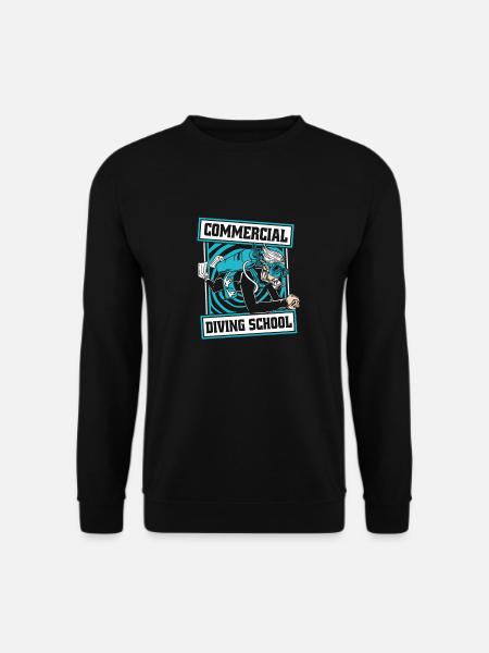 Diving Diver Commercial Diving - Unisex Sweatshirt - black