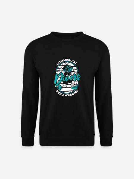 Diving Diver Commercial Diving - Unisex Sweatshirt - black