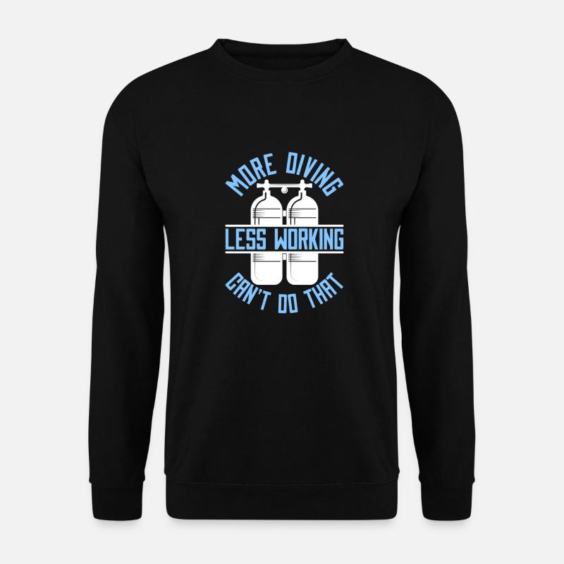 Diving Diver Commercial Diving - Unisex Sweatshirt - black