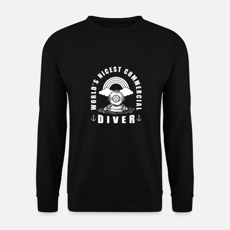 Diving Diver Commercial Diving - Unisex Sweatshirt - black