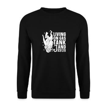 Diving Divers Commercial Diving - Unisex Sweatshirt - black - Front - Alina (178cm) & Michal (187cm)