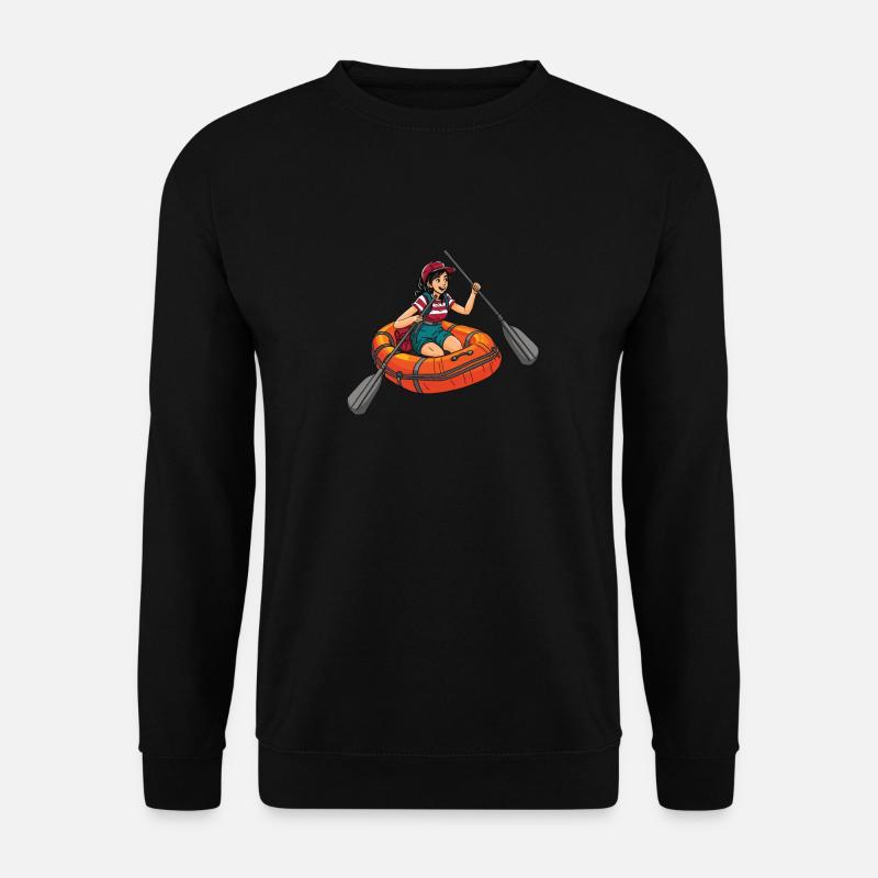 Rafting - Unisex Pullover - Schwarz