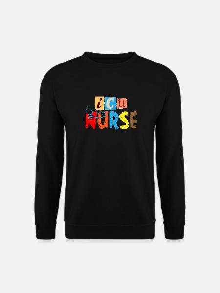 Nurse stethoscope - Unisex Sweatshirt - black