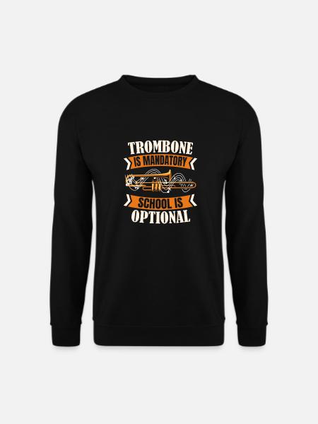 Spielmannszug Trombone Funny - Unisex Sweatshirt - black