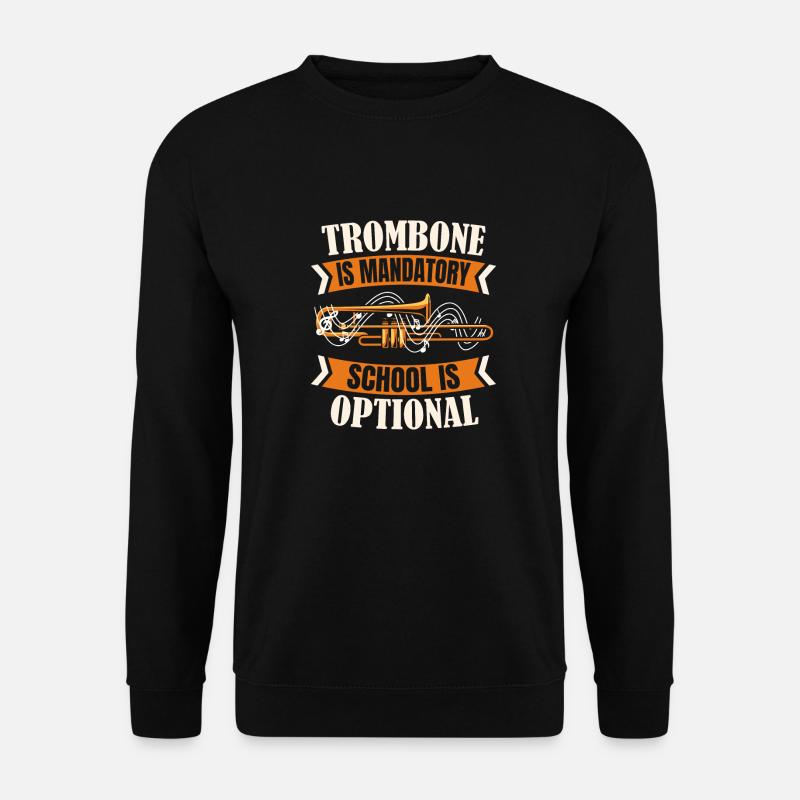 Spielmannszug Trombone Funny - Unisex Sweatshirt - black