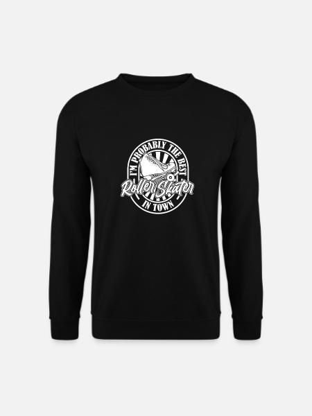 Rollschuhe Rollschuhlaufen Am Besten - Unisex Pullover - Schwarz