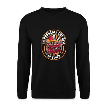 Cricket at its best - Unisex Sweatshirt - black - Front - Alina (178cm) & Michal (187cm)