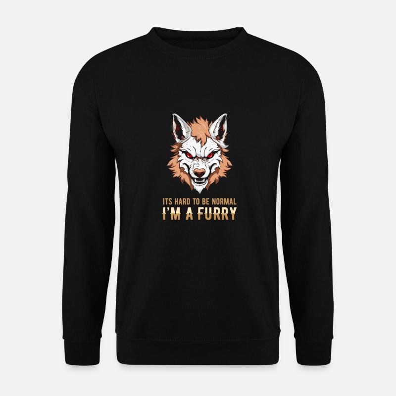 Furry Fandom Fursuits Cool - Unisex Pullover - Schwarz