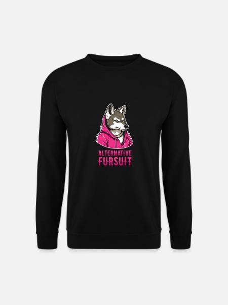 Furry Fandom Fursuits Cool - Unisex Pullover - Schwarz