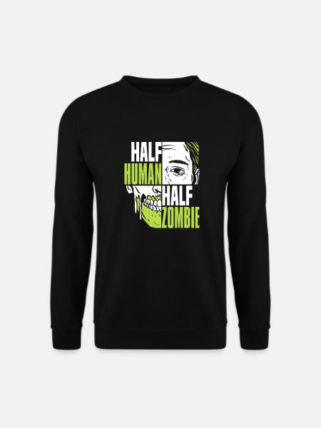 Zombie Halloween Cool - Unisex Sweatshirt - black