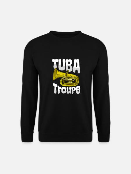 Fanfarenzug Tuba Cool - Unisex Pullover - Schwarz