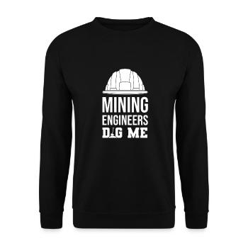 Ingénieur Ingénieur Minier - Sweat-shirt Unisexe - noir - Devant - Alina (178cm) & Michal (187cm)