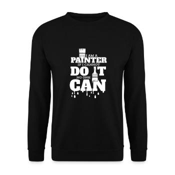 Maler Lackierer - Unisex Pullover - Schwarz - Vorne - Alina (178cm) & Michal (187cm)