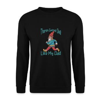 Cueilleurs de champignons Père Nain de champignons - Sweat-shirt Unisexe - noir - Devant - Alina (178cm) & Michal (187cm)