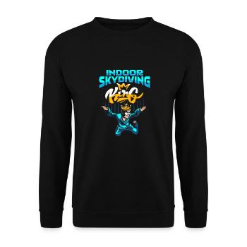 Indoor Skydiving King - Sweat-shirt Unisexe - noir - Devant - Alina (178cm) & Michal (187cm)