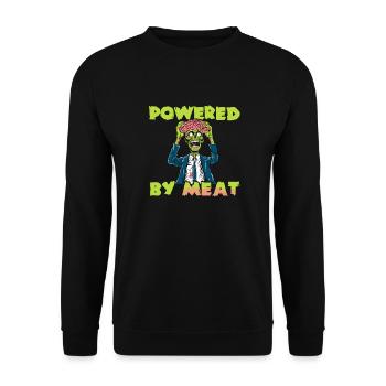 Zombie Halloween - Unisex Pullover - Schwarz - Vorne - Alina (178cm) & Michal (187cm)