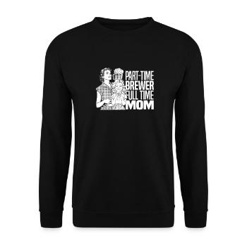 Bière artisanale Bière artisanale Noix de bière - Sweat-shirt Unisexe - noir - Devant - Alina (178cm) & Michal (187cm)