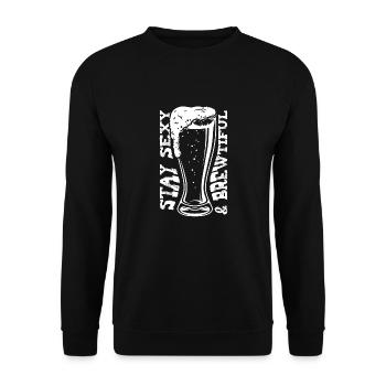 Craft Beer Beer Craft Beer Funny - Unisex Sweatshirt - black - Front - Alina (178cm) & Michal (187cm)
