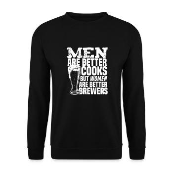 Bière artisanale Bière artisanale Sarcasme de la bière artisanale - Sweat-shirt Unisexe - noir - Devant - Alina (178cm) & Michal (187cm)