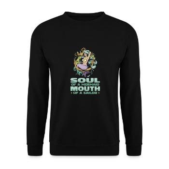 Voilier Voilier Voilier Femmes - Sweat-shirt Unisexe - noir - Devant - Alina (178cm) & Michal (187cm)