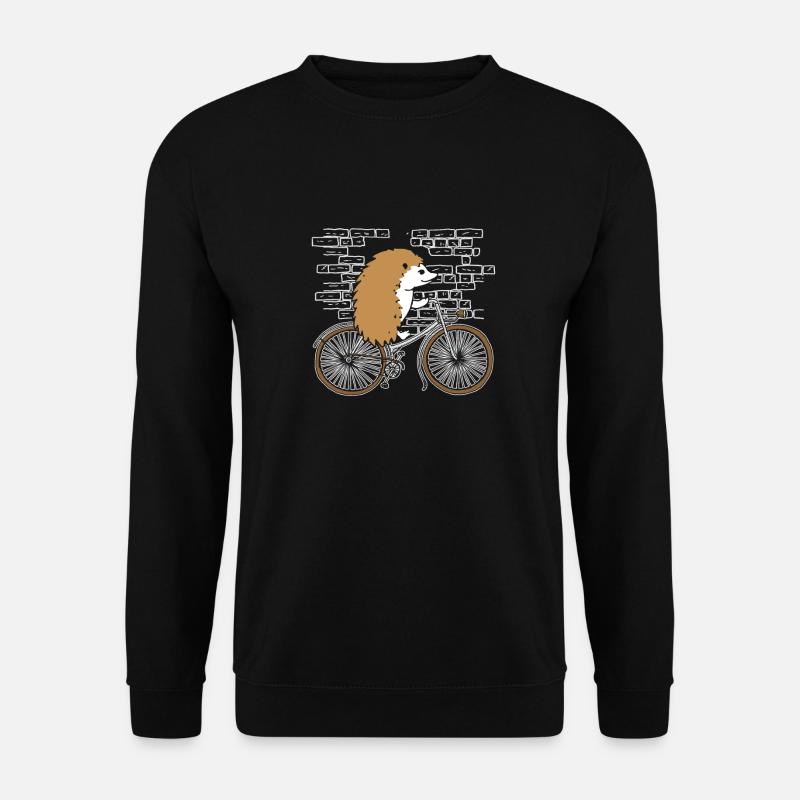 Hérisson mignon - Sweat-shirt Unisexe - noir