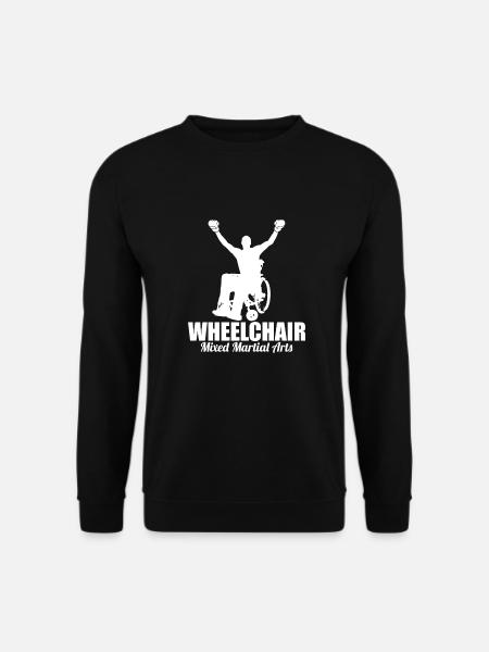 Mixed Martial Arts Wheelchair - Unisex Sweatshirt - black