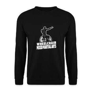 Mixed Martial Arts Rollstuhl - Unisex Pullover - Schwarz - Vorne - Alina (178cm) & Michal (187cm)