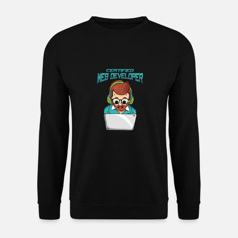 Web Entwickler Webdeveloper Zertifiziert - Unisex Pullover - Schwarz