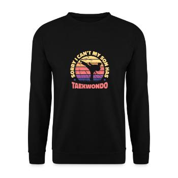 Taekwondo Père Taekwondo - Sweat-shirt Unisexe - noir - Devant - Alina (178cm) & Michal (187cm)