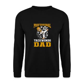 Taekwondo Père Taekwondo - Sweat-shirt Unisexe - noir - Devant - Alina (178cm) & Michal (187cm)