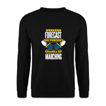Train de ventilateur Spielmannszug Cool - Sweat-shirt Unisexe - noir - Devant - Alina (178cm) & Michal (187cm)