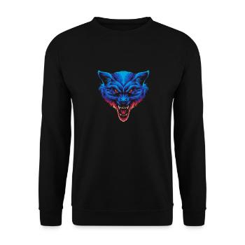 Furry Fandom Fursuits Cool - Sweat-shirt Unisexe - noir - Devant - Alina (178cm) & Michal (187cm)