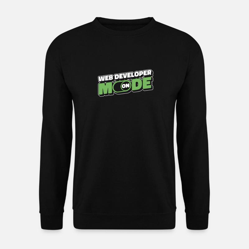 Web Entwickler Webdeveloper Modus An - Unisex Pullover - Schwarz