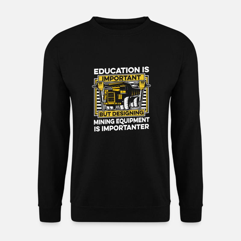 Engineer Lustig Mining Engineer - Unisex Sweatshirt - black