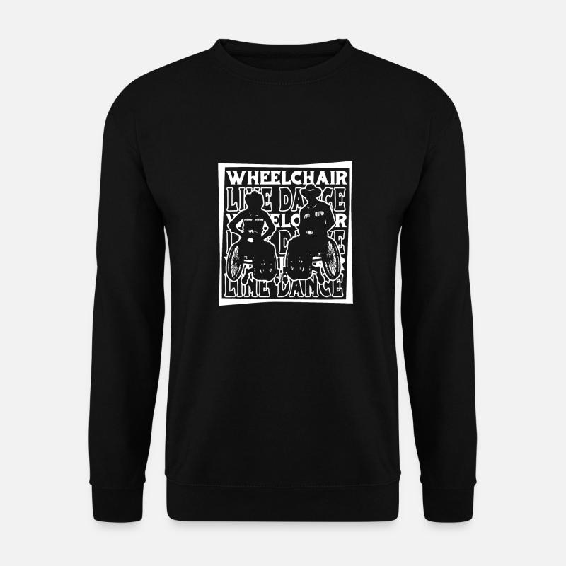 Line Dance Rollstuhl - Unisex Pullover - Schwarz