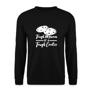 Maman Mère Drôle - Sweat-shirt Unisexe - noir - Devant - Alina (178cm) & Michal (187cm)