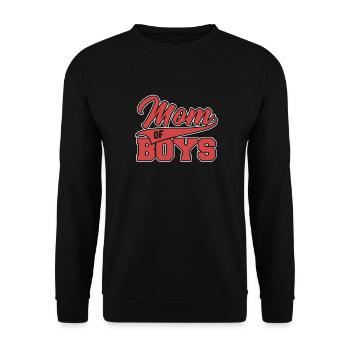 Maman Mère Cool Maman De Garçons - Sweat-shirt Unisexe - noir - Devant - Alina (178cm) & Michal (187cm)