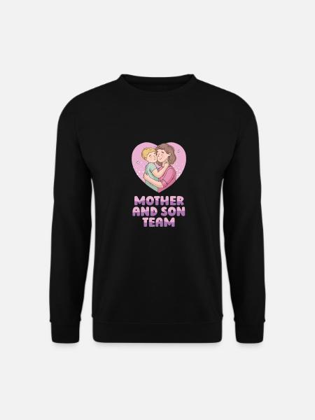 Maman Mère Fils - Sweat-shirt Unisexe - noir