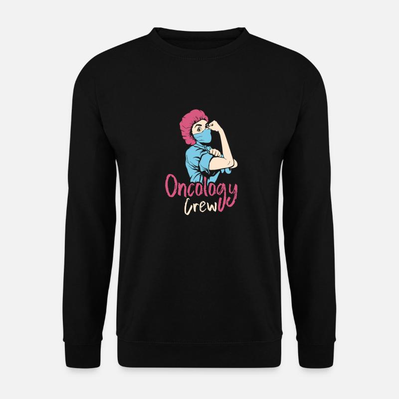 Nurse Cool Oncology Crew - Unisex Sweatshirt - black