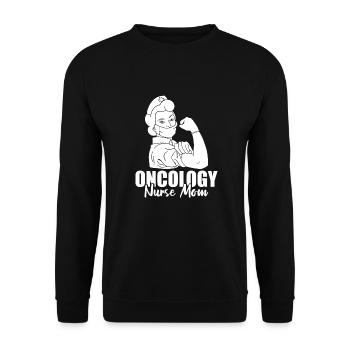 Nurse Mother - Unisex Sweatshirt - black - Front - Alina (178cm) & Michal (187cm)