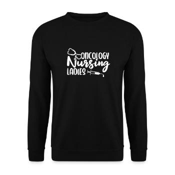 Infirmière Dame - Sweat-shirt Unisexe - noir - Devant - Alina (178cm) & Michal (187cm)