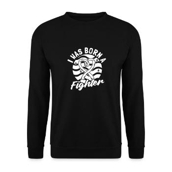 Psychologie Psycholoog Fighter - Uniseks sweater - zwart - Voor - Alina (178cm) & Michal (187cm)