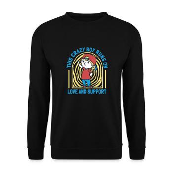 Psychologie Psychologe Unterstützung - Unisex Pullover - Schwarz - Vorne - Alina (178cm) & Michal (187cm)