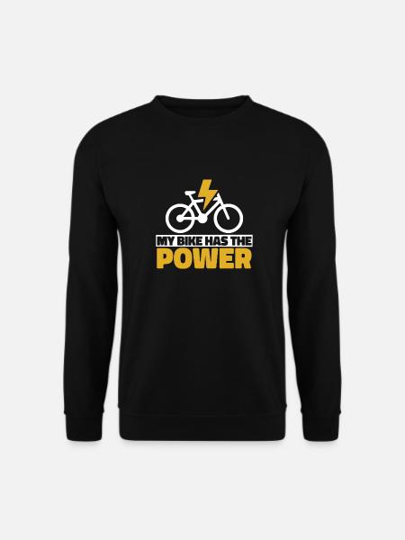Performance du vélo électrique E Bike - Sweat-shirt Unisexe - noir