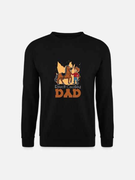 Rodeo Cowboy Papa - Unisex Sweatshirt - black